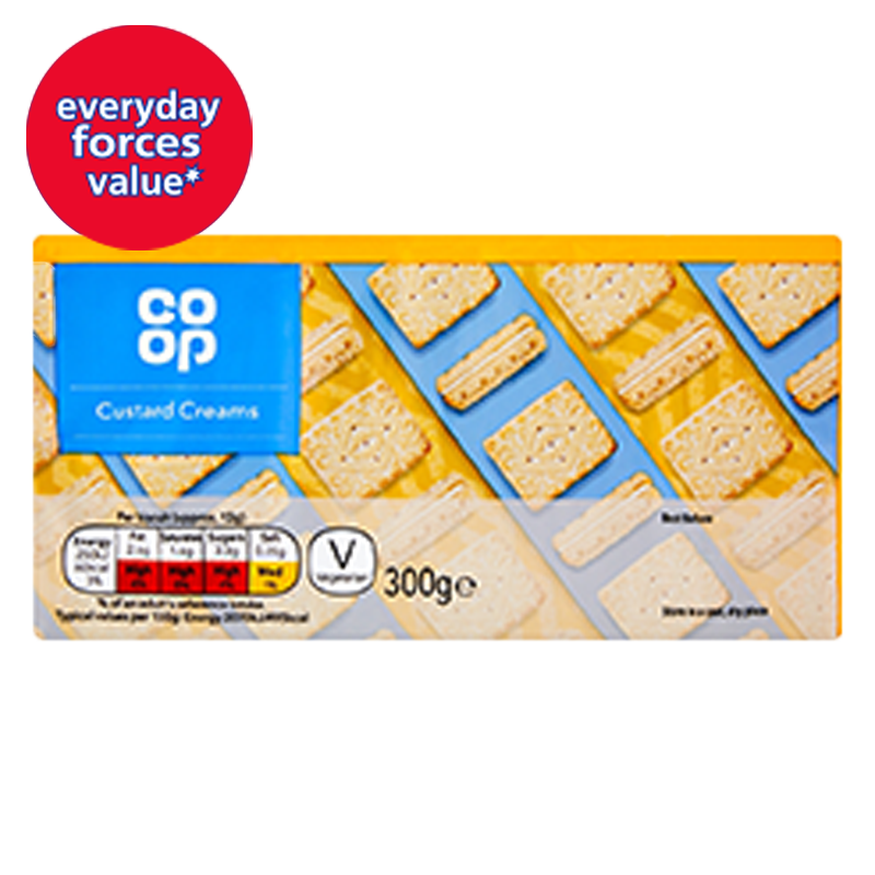 Co-op Custard Creams 300g