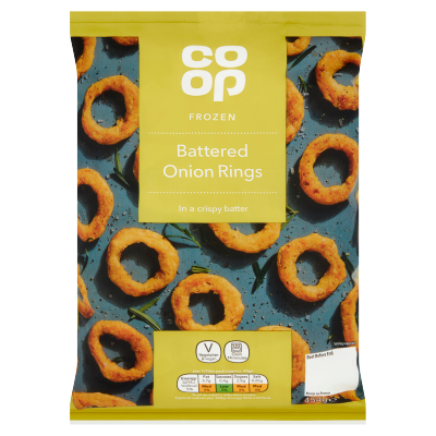 Co-op Frozen Battered Onion Rings 454g