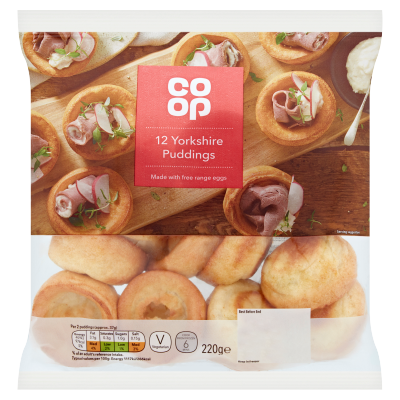 Co-op 12 Yorkshire Puddings 220g