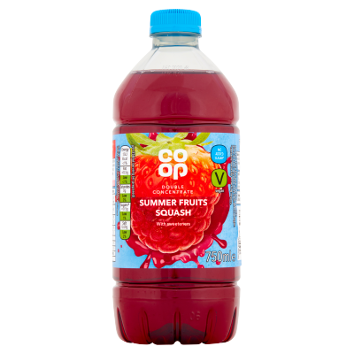 Co-op Summer Fruits Squash 750ml