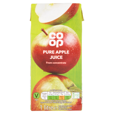 Co-op Pure Apple Juice 1L