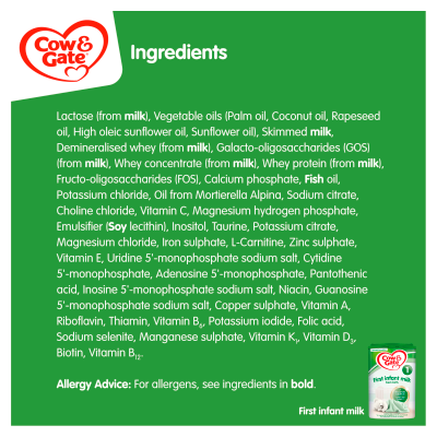 Cow & Gate 1 First Infant Milk Formula 800g