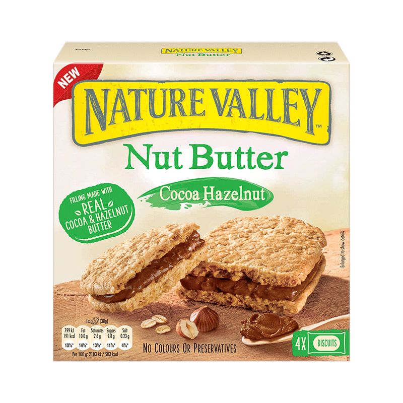  Nature Valley Nut Butter Cocoa Hazelnut 4x38gr