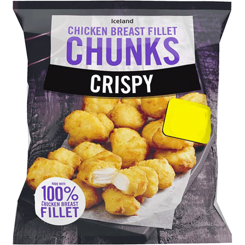 Iceland Crispy Chicken Breast Fillet Chunks 500gr