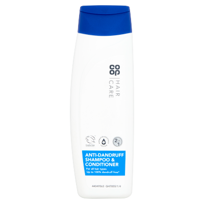 Co-op Hair Care 2 in 1 Anti Dandruff Shampoo & Conditioner 300ml