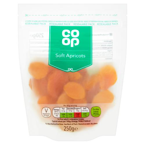 Coop Ready To Eat Soft Apricot 250g