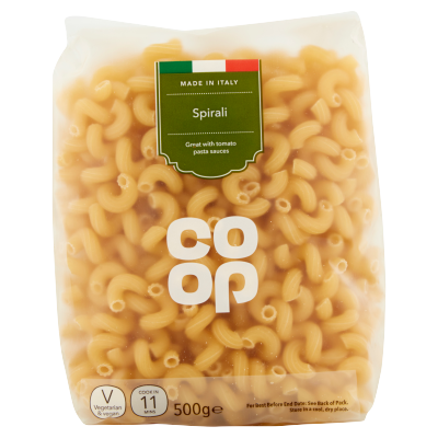 Co-op Spirali Pasta 500g