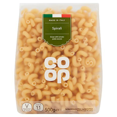 Co-op Spirali Pasta 500g
