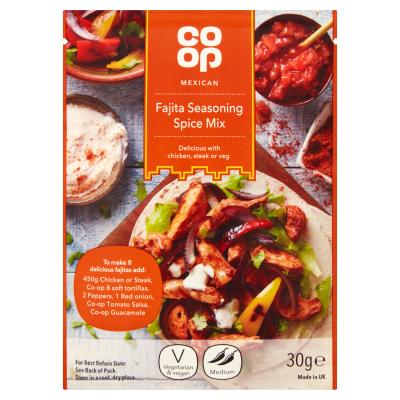 Co-op Mexican Fajita Seasoning Spice Mix 30g