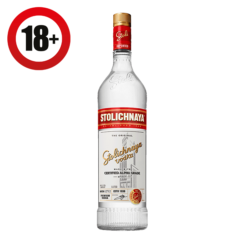 Duty Paid Stoli Premium Vodka 40% 1L