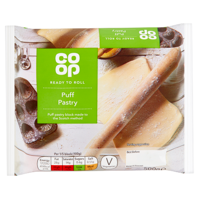 Co-op Ready to Roll Puff Pastry 640g