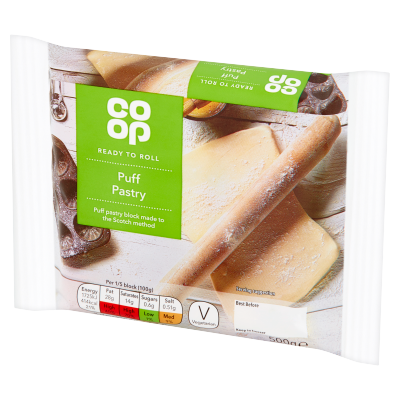 Co-op Ready to Roll Puff Pastry 640g