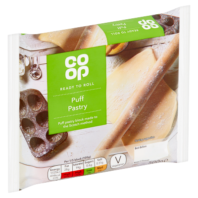 Co-op Ready to Roll Puff Pastry 640g