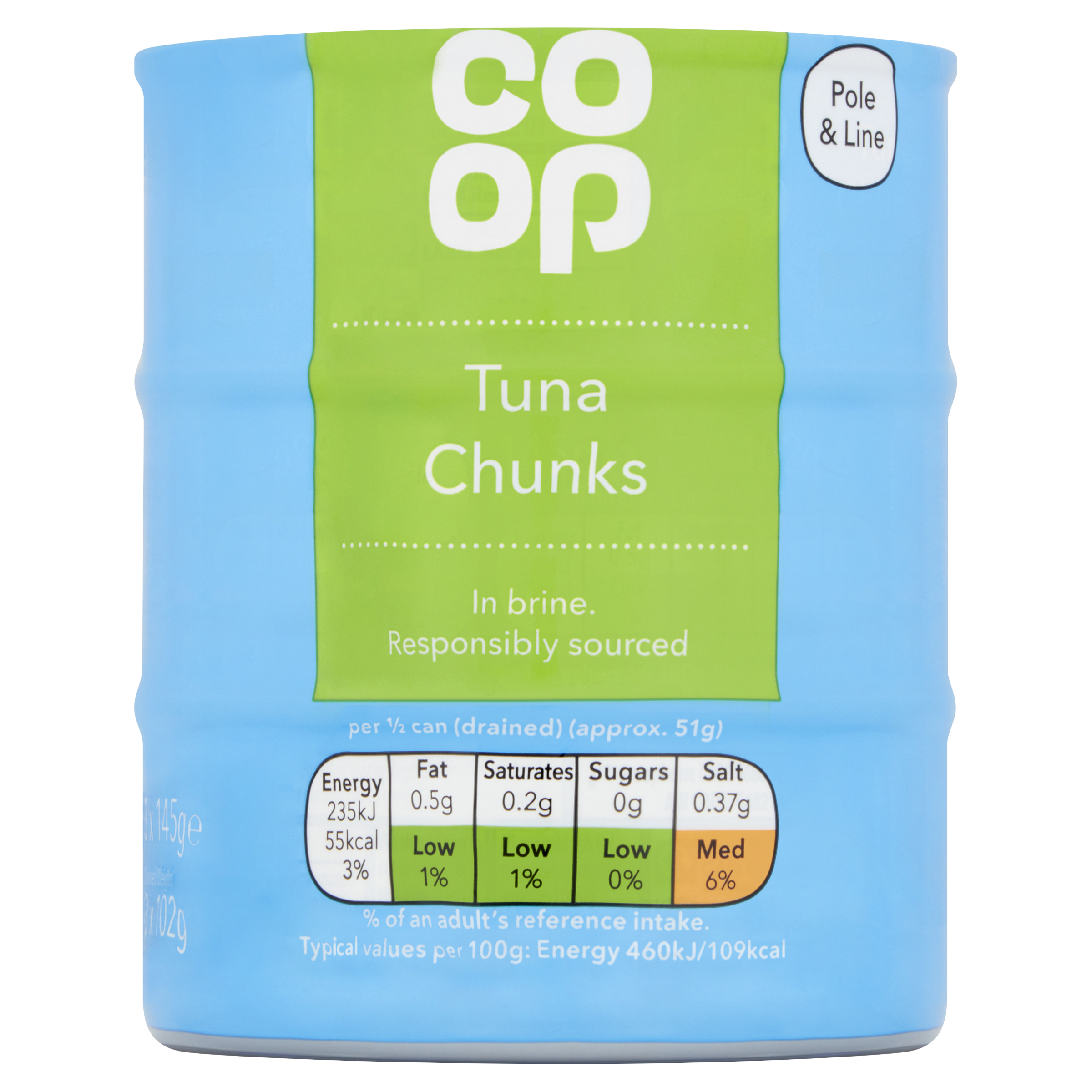 Co-op Multi Tuna In Sunflower Oil 3x145g