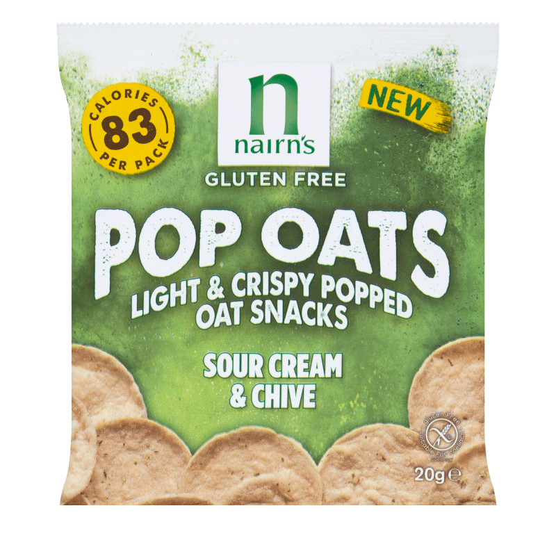 Nairns Gluten Free Sour Cream Pop Oats 20g