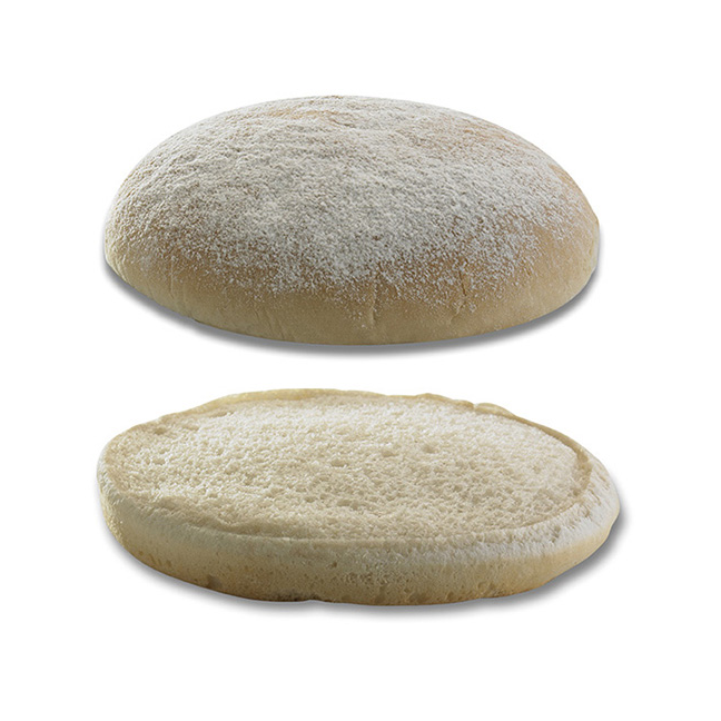 Pre Cut White Floured Baps 