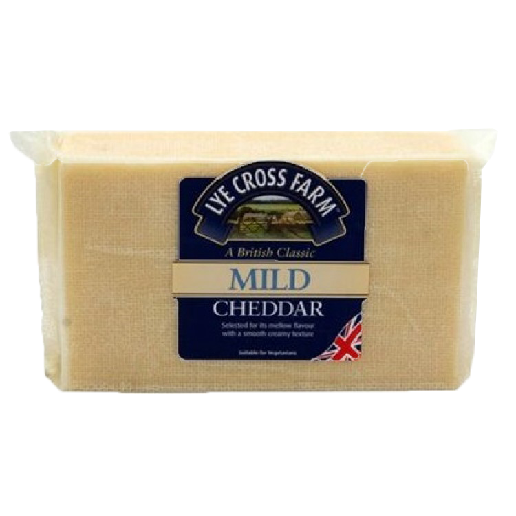 Lye Cross Farm Mild White Cheddar 350gr