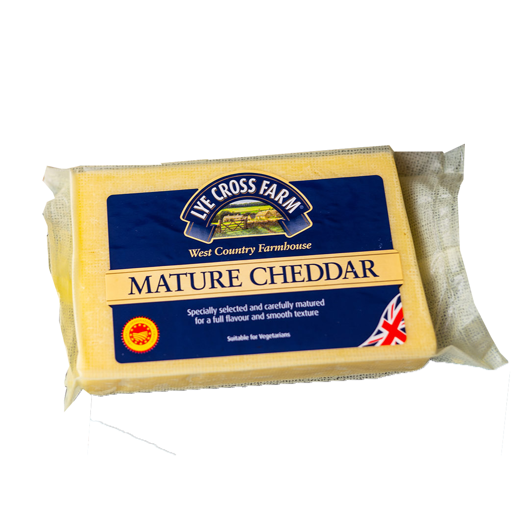 Lye Cross Farm Mature White Cheddar 350gr