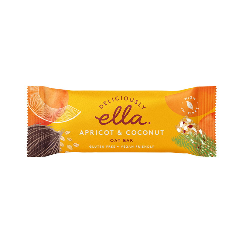 Ella Apricot & Coconut Oat Bar 50gr