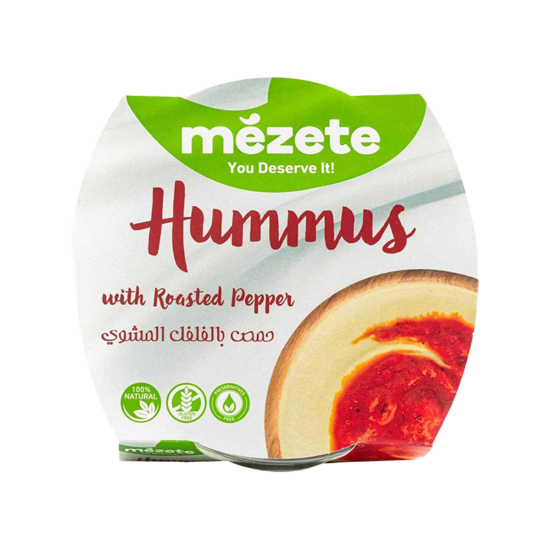 Mezete Hummus Roasted Pepper 215gr