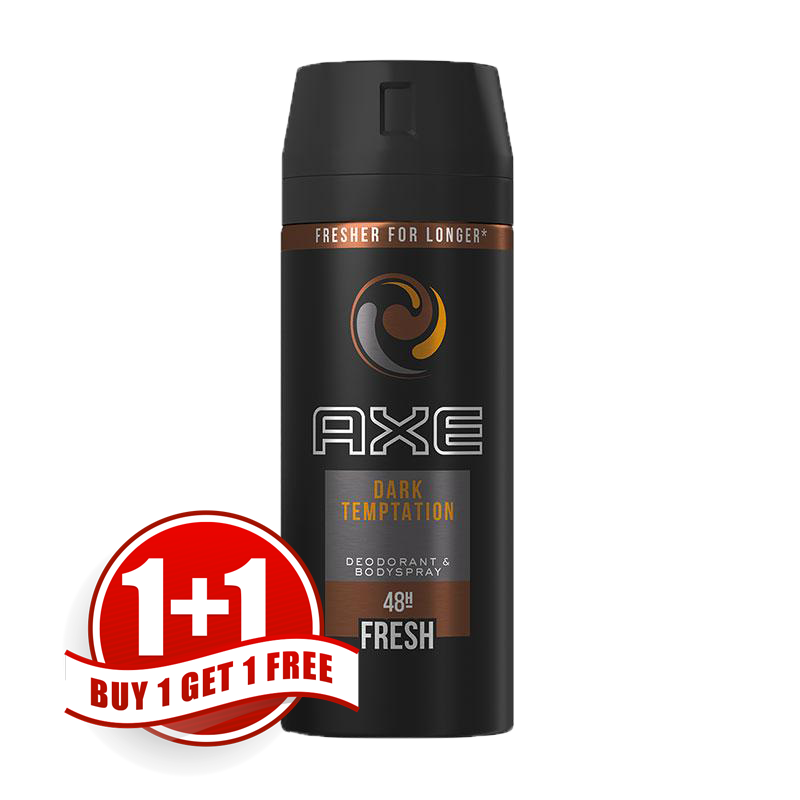 Axe Deo Spray Dark Temptation 150ml 1+1 free