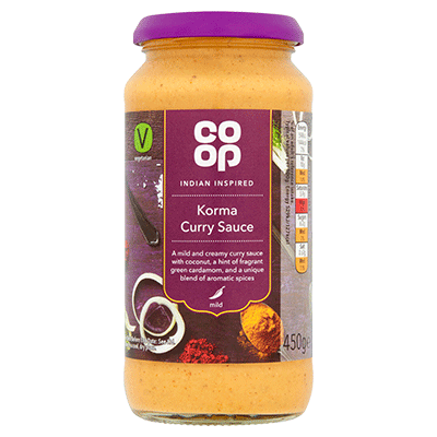 Co-op Korma Sauce 450gr