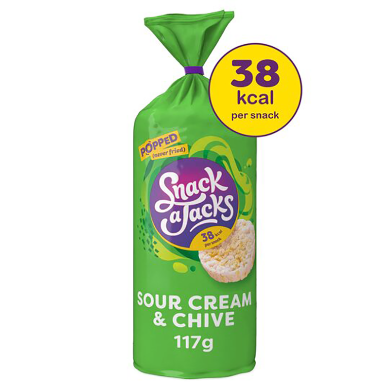 Snack a Jacks Sour Cream & Chives Jumbo 117gr