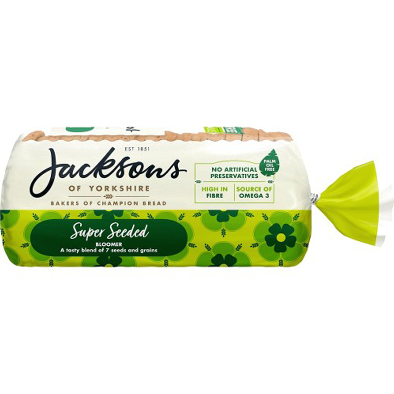 Jackson's Bloomer Bread Seeded 800gr